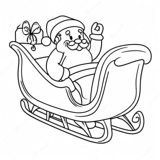 Kersvader In N Sleigh Kleurblad 59856 13118