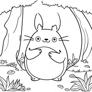 Totoro In N Magiese Woud Inkleurblad 62139-13685