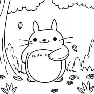 Totoro In N Magiese Woud Inkleurblad 62139-13688