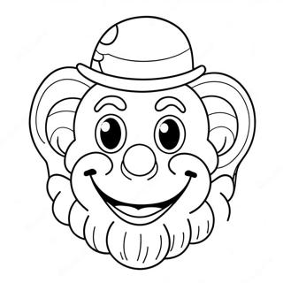 Grappige Nar Met N Groot Rooi Neus Inkleurblad 62606-13810
