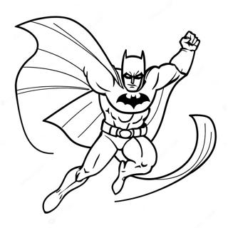 Batman In N Dinamiese Houding Inkleurblad 6268-1481