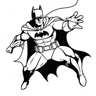 Batman In N Dinamiese Houding Inkleurblad 6268-1482