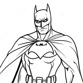 Batman Met N Vloeiende Kaap Inkleurblad 6269-2261