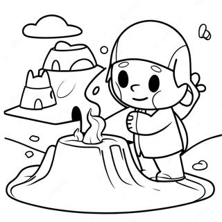 Pocoyo Inkleurbladsye