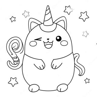 Pusheen Inkleurbladsye