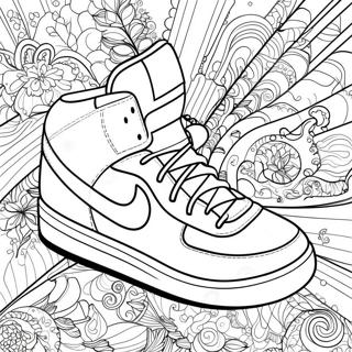 Koel Sneaker Ontwerp Inkleurblad 65446-14309