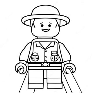 Grappige Lego Minifiguur Inkleurblad 6647-1757