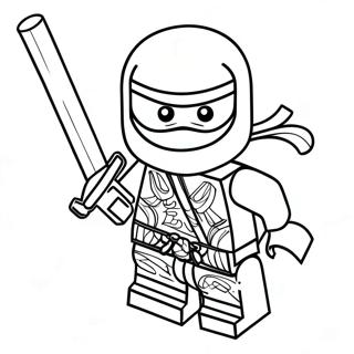 Lego Ninjago Zane In Stryd Inkleurblad 6838 2557