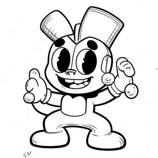 Cuphead Inkleurblad 68406-14966