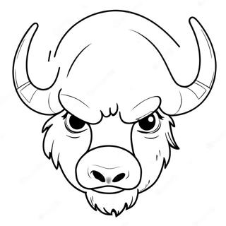 Buffalo Bills Maskot Inkleurblad 69574-15231