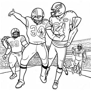 Buffalo Bills Touchdown Viering Inkleurblad 69577-15241