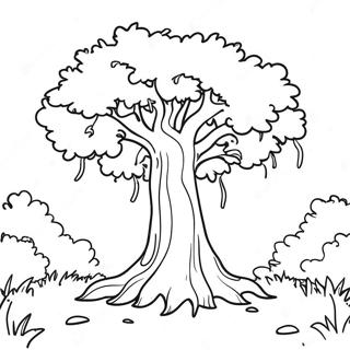 Truffula Boom Woud Inkleurblad 70399 15411