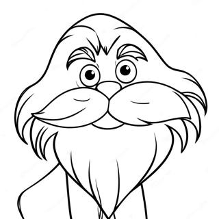 Lorax Met Snor Inkleurblad 70400 15415