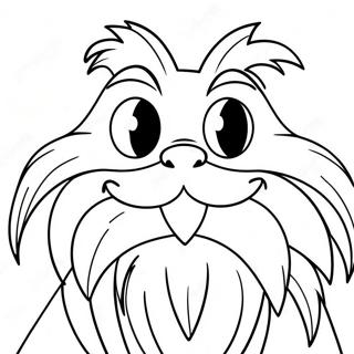 Lorax Met Snor Inkleurblad 70400 15416