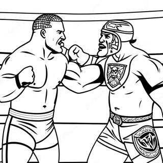 Wwe Kampioenskap Wedstryd Inkleurblad 70855-15509