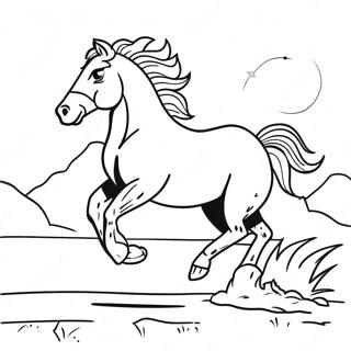 Wild Bronco Hardloop Inkleurblad 71032-15551