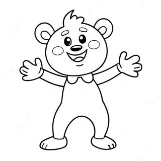 Gelukkige Huggy Wuggy Dans Inkleurblad 71984 15837