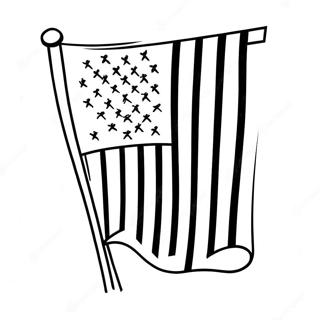 Amerikaanse Vlag Inkleurblad 72033-15873