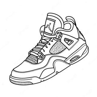 Jordan 4 Sneaker Inkleurblad 72210-16006