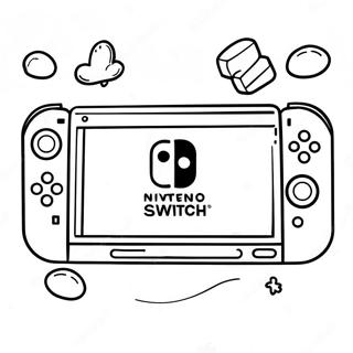 Nintendo Switch Inkleurblad 72413-16166