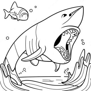 Megalodon Inkleurblad 72568-16286