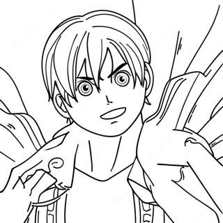 Eren Yeager Transformeer Inkleurblad 72595-16311