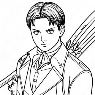 Levi Ackerman Met Blades Inkleurblad 72597-16318