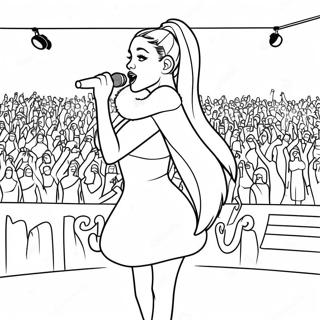 Ariana Grande In Konsert Inkleurblad 72621-16336