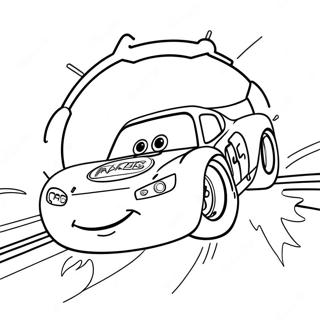 Blits Mcqueen Wedren Inkleurblad 7277-603