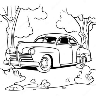 Doc Hudson Klassieke Motor Inkleurblad 7280 1325