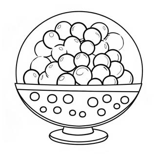 Kleurvolle Gumballs In N Bak Inkleurblad 72958-16589