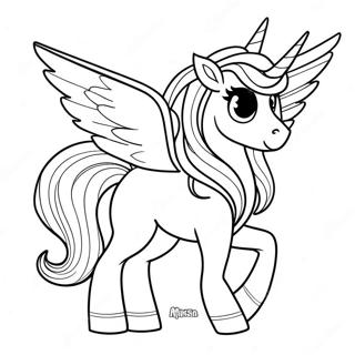 Alicorn Inkleurblad 73110-16708