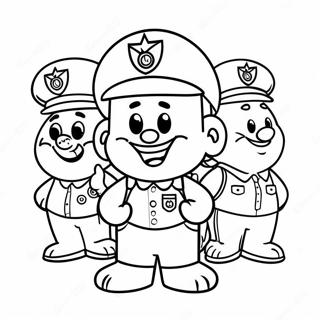 Gelukkige Marshall Met Vriende Inkleurblad 73268-16840