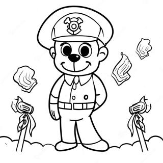 Marshall In Aksie Inkleurblad 73269-16842