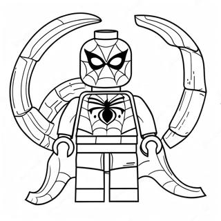 Lego Spiderman Inkleurbladsye