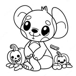 Halloween Steek Inkleurblad 73855-17287