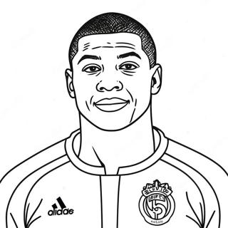 Mbappe Inkleurblad 73983-17386