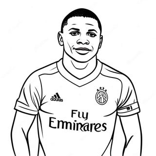 Mbappe Inkleurblad 73983-17387