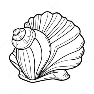 Seeschelp Inkleurblad 74137-17507