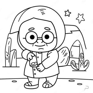 Avontuurlike Blouy Oumas Inkleurblad 74268 17619