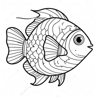 Levendige Tropiese Vis Inkleurblad 75035 18212