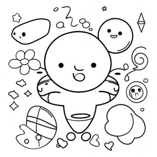 Grappige Merke Inkleurblad 75191-18335