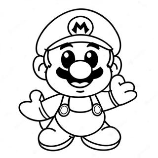 Oulike Mario Wonder Karakter Inkleurblad 75344-18457