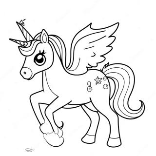 Sprankelende Unicorn Met Kersligte Inkleurblad 75679-18713