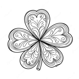 Gelukkige Shamrock Inkleurblad 75704-18729