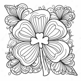 Gelukkige Shamrock Inkleurblad 75704-18730