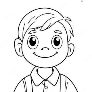 Greg Heffley Grappige Gesig Inkleurblad 75884-18870