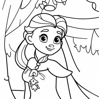 Bevrore Disney Prinses Inkleurblad 76064-19007