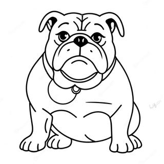 Bulldog Inkleurbladsye