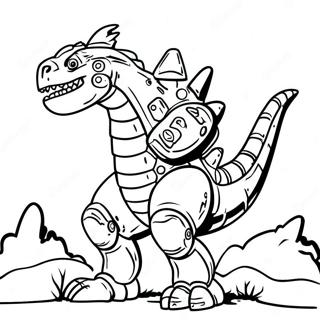 Mechagodzilla Inkleurbladsye